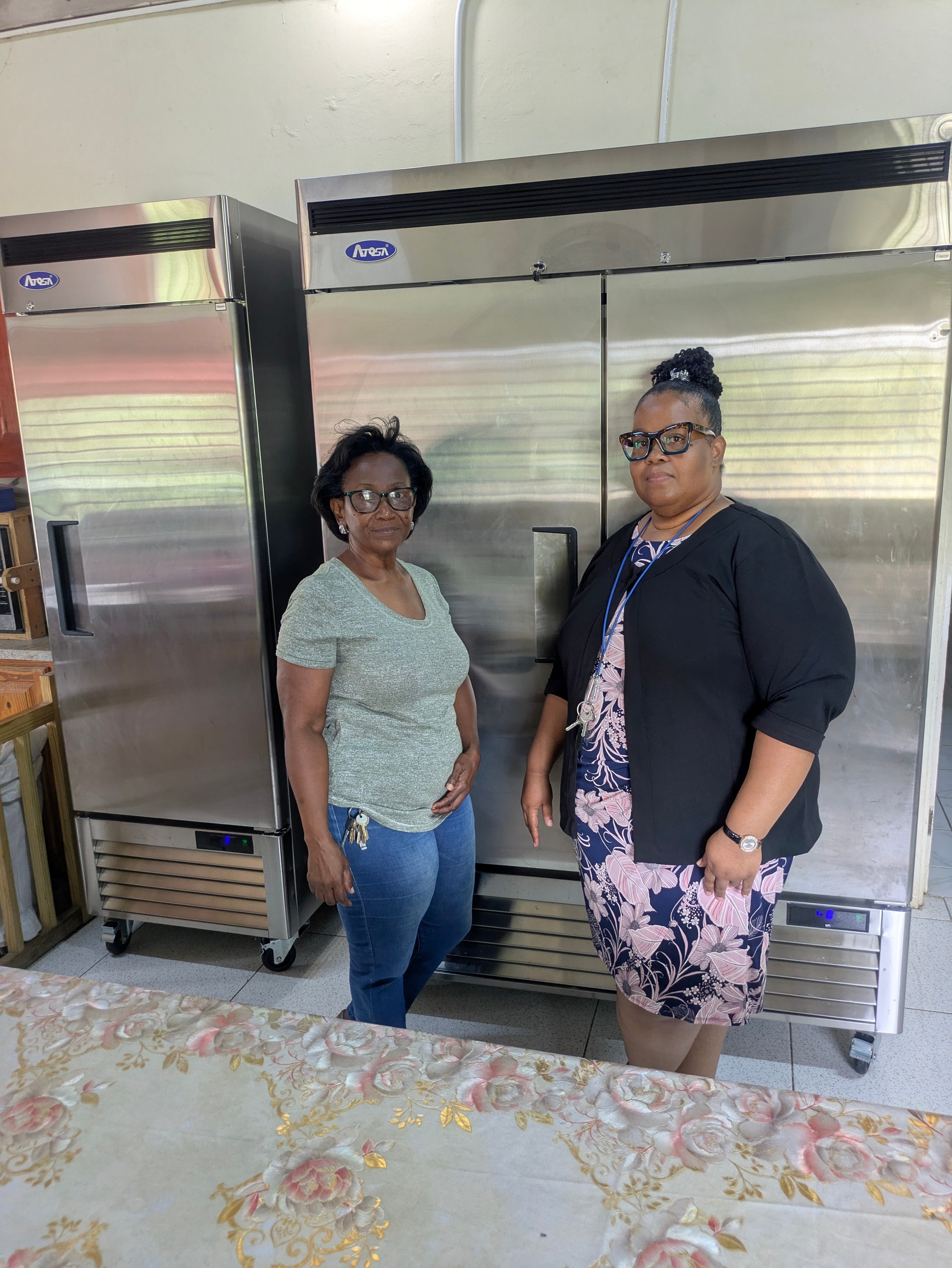 New commercial refrigerators at Montego Bay Home for Girls