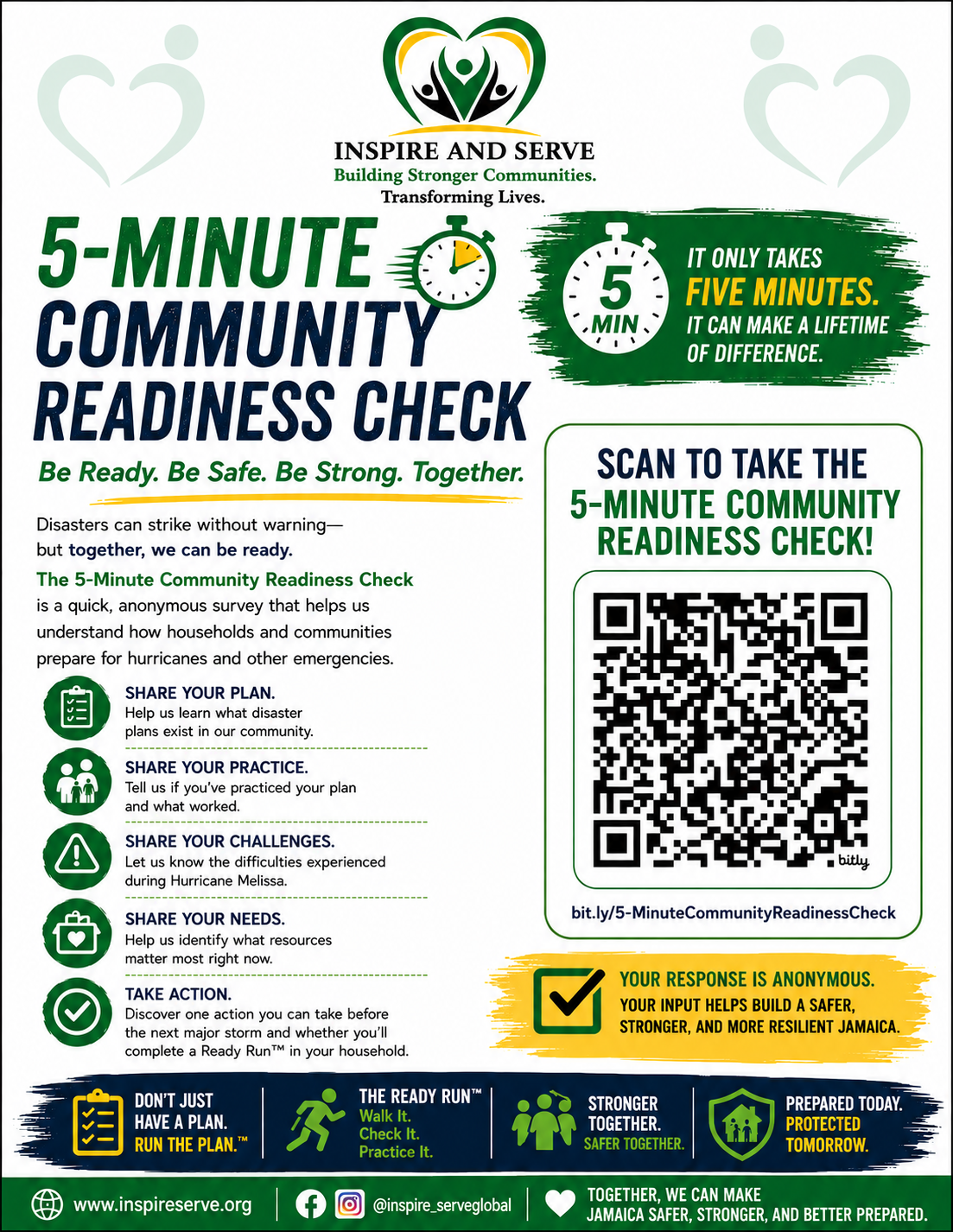5-Minute Community Readiness Check flyer