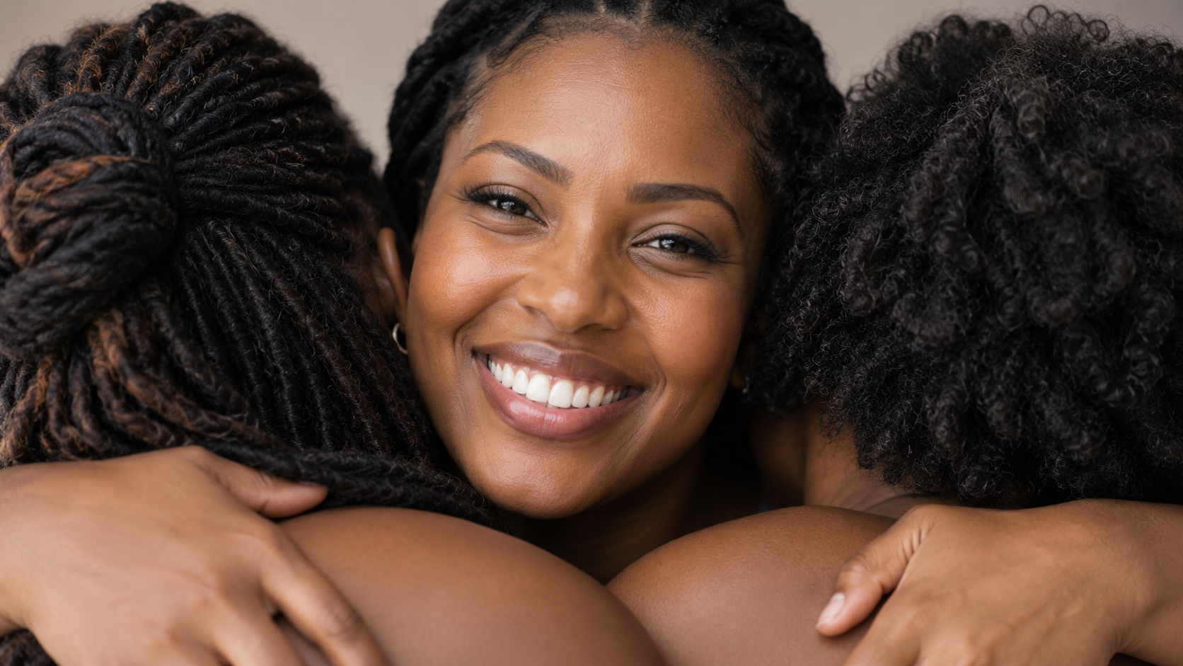 Black Jamaican woman smiling warmly, representing community trust and partnership